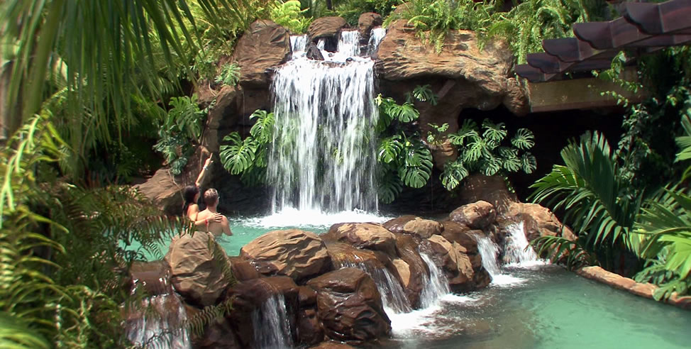 Sources chaudes, ou hot springs, au Costa Rica